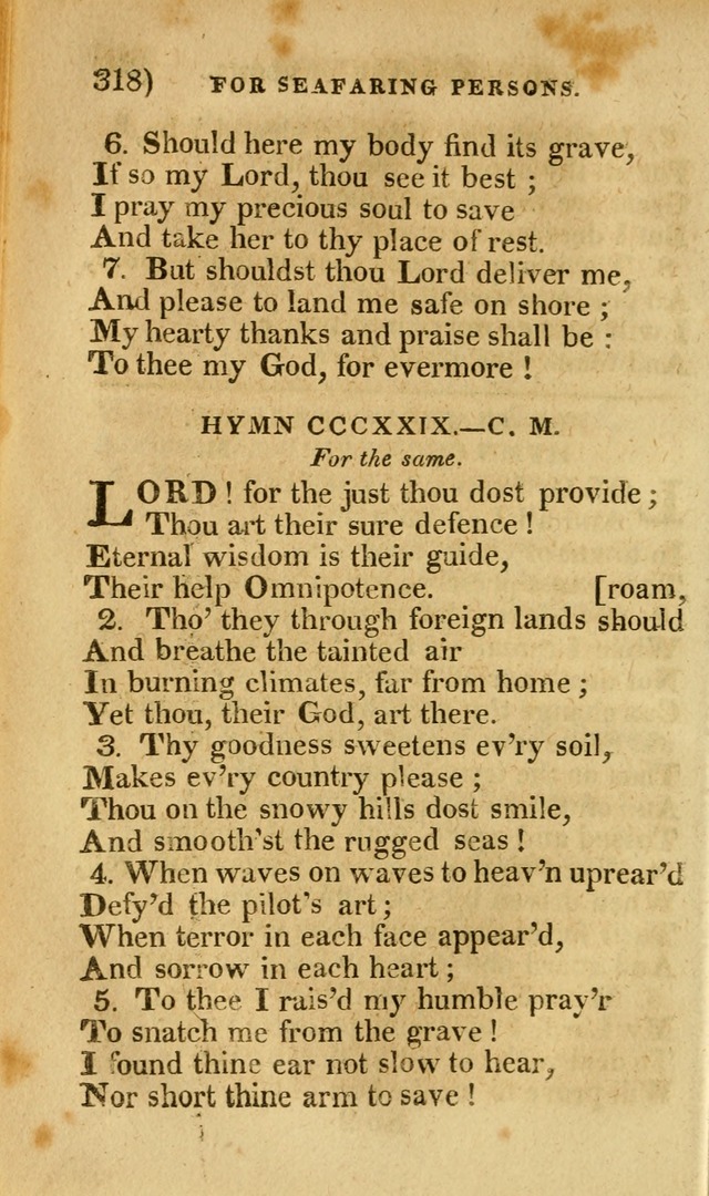 Church Hymn Book: consisting of newly composed hymns with the addition of hymns and psalms, from other authors, carefully adapted for the use of public worship, and many other occasions (1st ed.) page 337