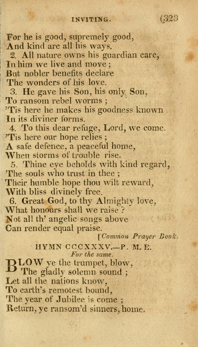 Church Hymn Book: consisting of newly composed hymns with the addition of hymns and psalms, from other authors, carefully adapted for the use of public worship, and many other occasions (1st ed.) page 342