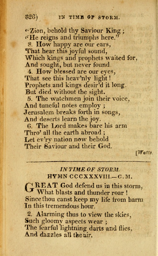Church Hymn Book: consisting of newly composed hymns with the addition of hymns and psalms, from other authors, carefully adapted for the use of public worship, and many other occasions (1st ed.) page 345