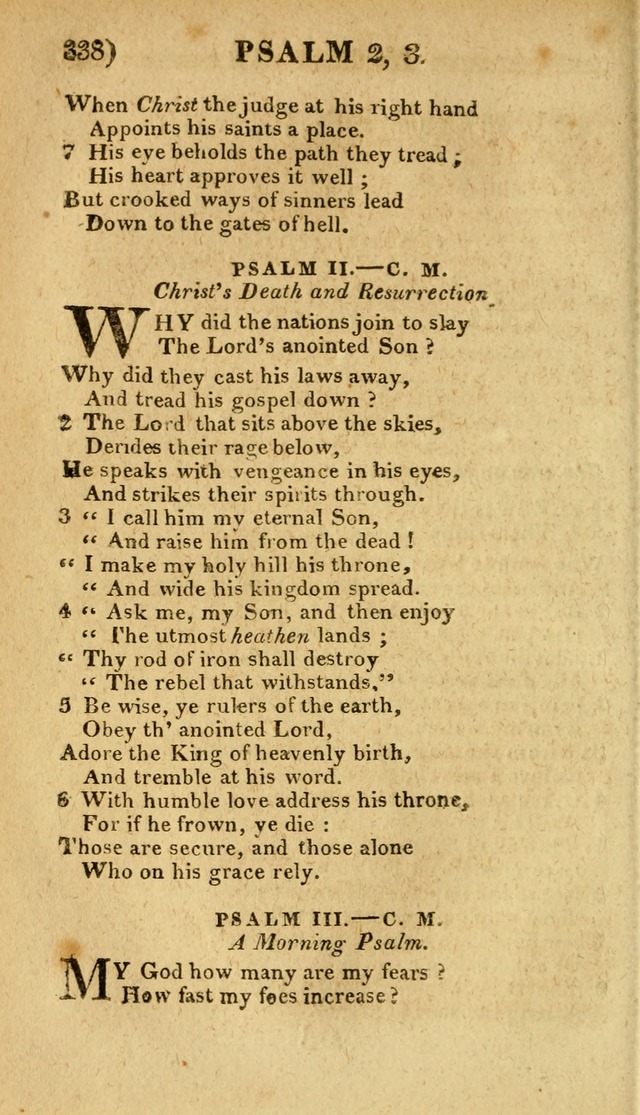 Church Hymn Book: consisting of newly composed hymns with the addition of hymns and psalms, from other authors, carefully adapted for the use of public worship, and many other occasions (1st ed.) page 357
