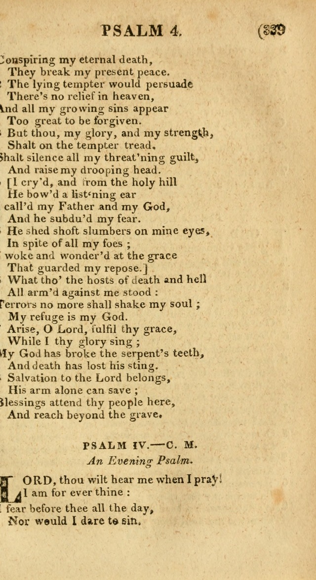 Church Hymn Book: consisting of newly composed hymns with the addition of hymns and psalms, from other authors, carefully adapted for the use of public worship, and many other occasions (1st ed.) page 358