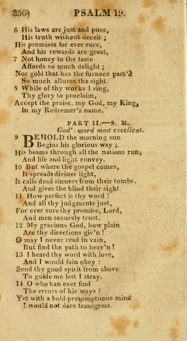 Church Hymn Book: consisting of newly composed hymns with the addition of hymns and psalms, from other authors, carefully adapted for the use of public worship, and many other occasions (1st ed.) page 375
