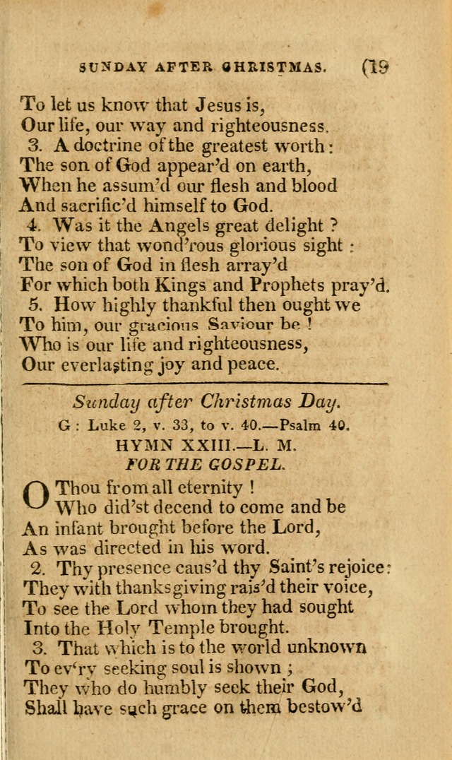 Church Hymn Book: consisting of newly composed hymns with the addition of hymns and psalms, from other authors, carefully adapted for the use of public worship, and many other occasions (1st ed.) page 38
