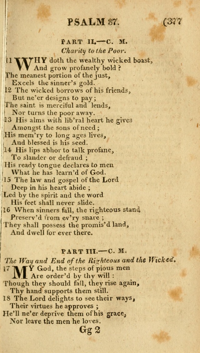 Church Hymn Book: consisting of newly composed hymns with the addition of hymns and psalms, from other authors, carefully adapted for the use of public worship, and many other occasions (1st ed.) page 396