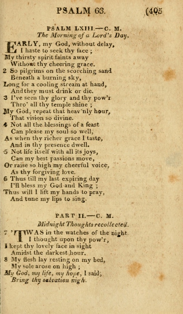 Church Hymn Book: consisting of newly composed hymns with the addition of hymns and psalms, from other authors, carefully adapted for the use of public worship, and many other occasions (1st ed.) page 424