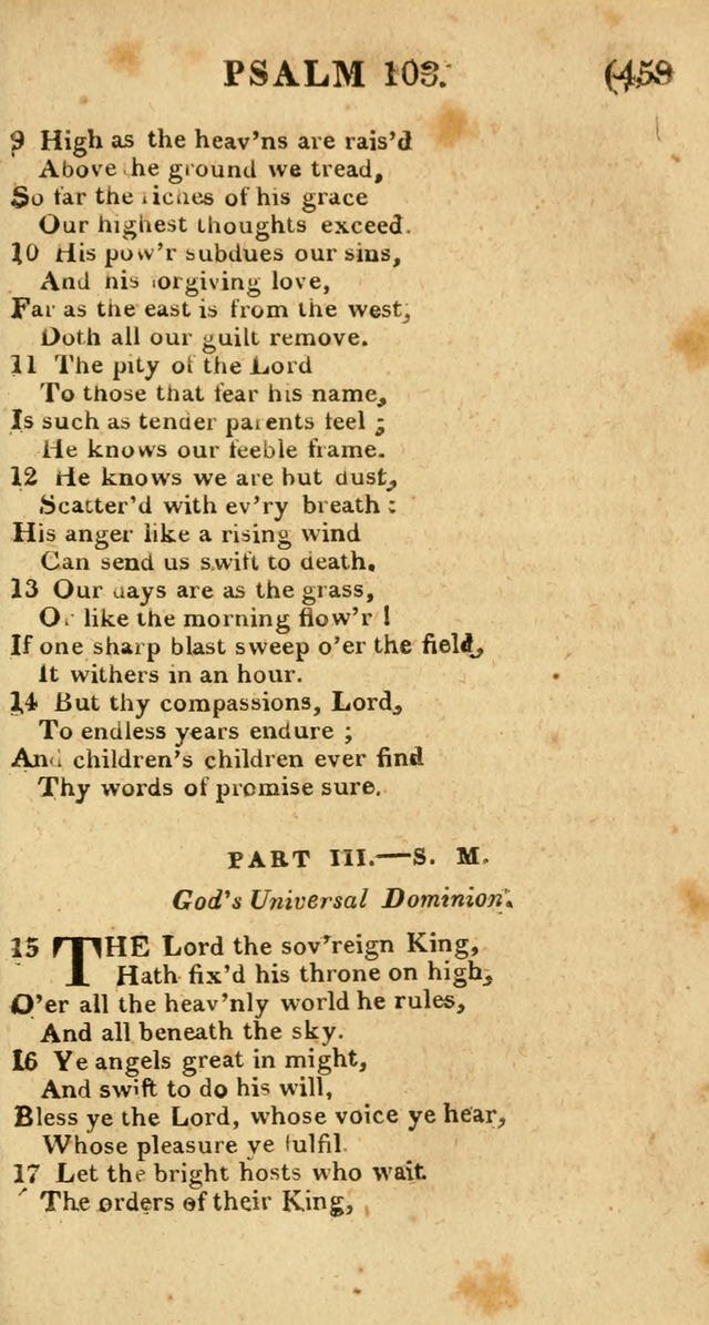 Church Hymn Book: consisting of newly composed hymns with the addition of hymns and psalms, from other authors, carefully adapted for the use of public worship, and many other occasions (1st ed.) page 478