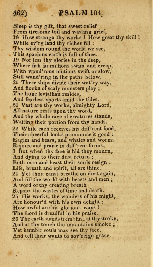 Church Hymn Book: consisting of newly composed hymns with the addition of hymns and psalms, from other authors, carefully adapted for the use of public worship, and many other occasions (1st ed.) page 481