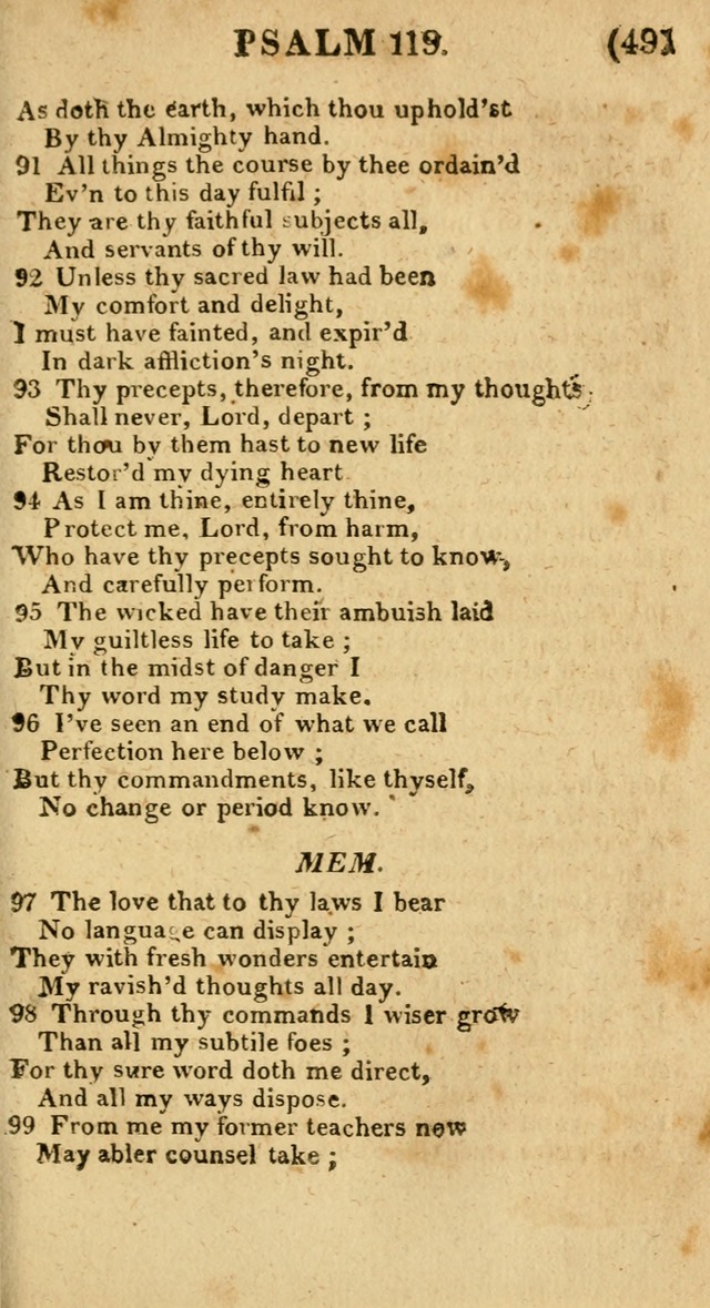 Church Hymn Book: consisting of newly composed hymns with the addition of hymns and psalms, from other authors, carefully adapted for the use of public worship, and many other occasions (1st ed.) page 510