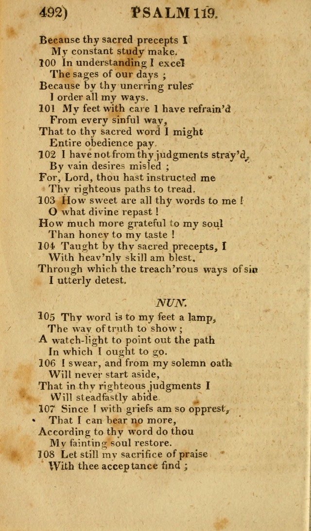 Church Hymn Book: consisting of newly composed hymns with the addition of hymns and psalms, from other authors, carefully adapted for the use of public worship, and many other occasions (1st ed.) page 511
