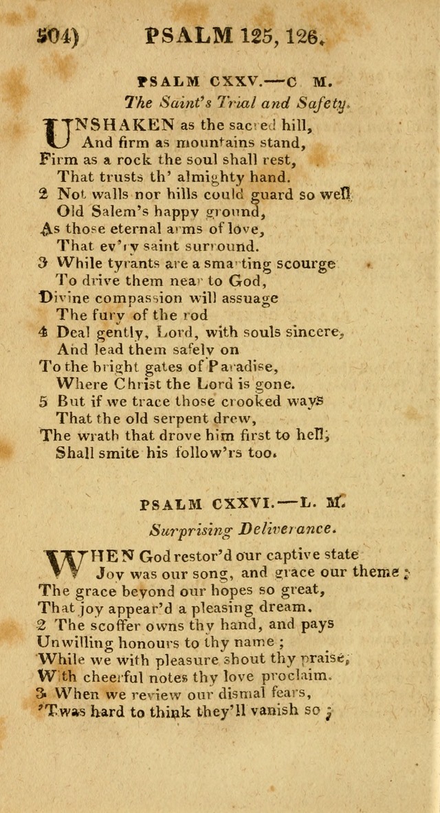 Church Hymn Book: consisting of newly composed hymns with the addition of hymns and psalms, from other authors, carefully adapted for the use of public worship, and many other occasions (1st ed.) page 523