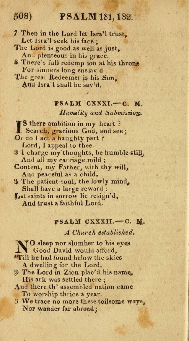 Church Hymn Book: consisting of newly composed hymns with the addition of hymns and psalms, from other authors, carefully adapted for the use of public worship, and many other occasions (1st ed.) page 527