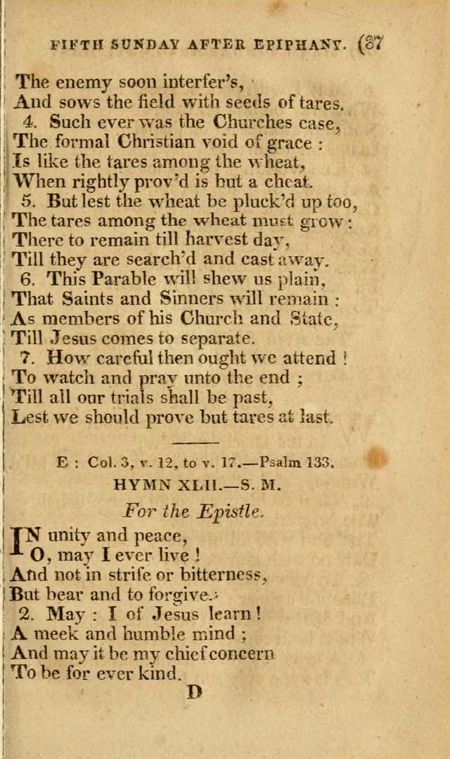 Church Hymn Book: consisting of newly composed hymns with the addition of hymns and psalms, from other authors, carefully adapted for the use of public worship, and many other occasions (1st ed.) page 56
