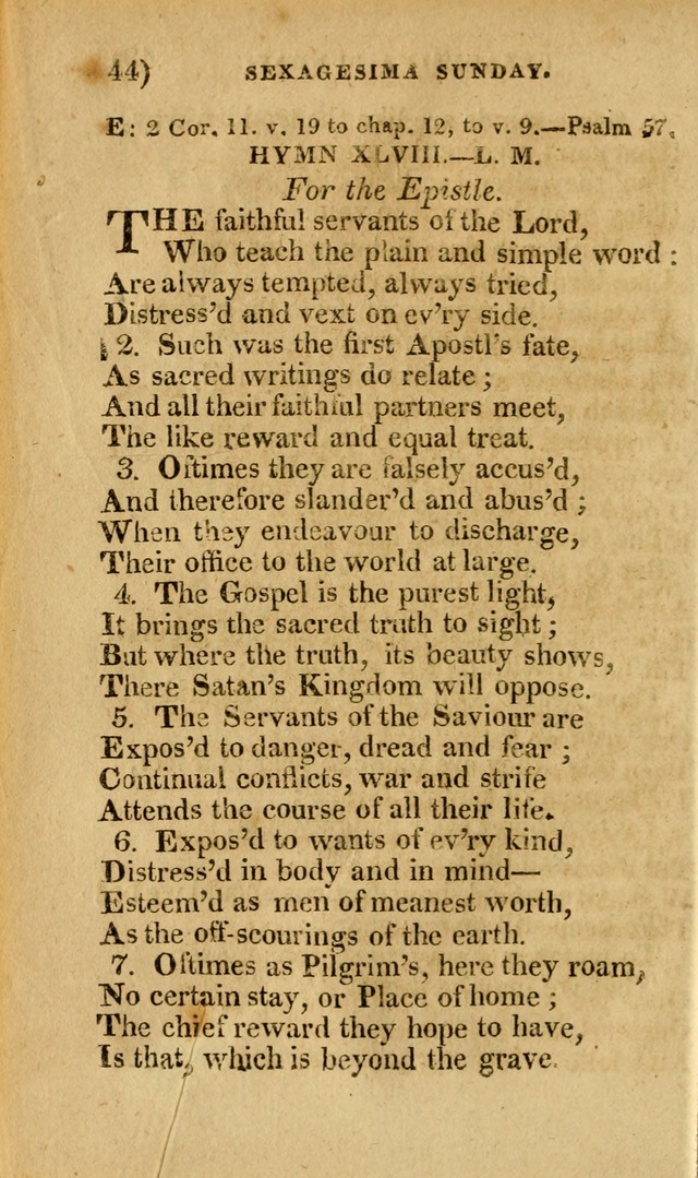 Church Hymn Book: consisting of newly composed hymns with the addition of hymns and psalms, from other authors, carefully adapted for the use of public worship, and many other occasions (1st ed.) page 63