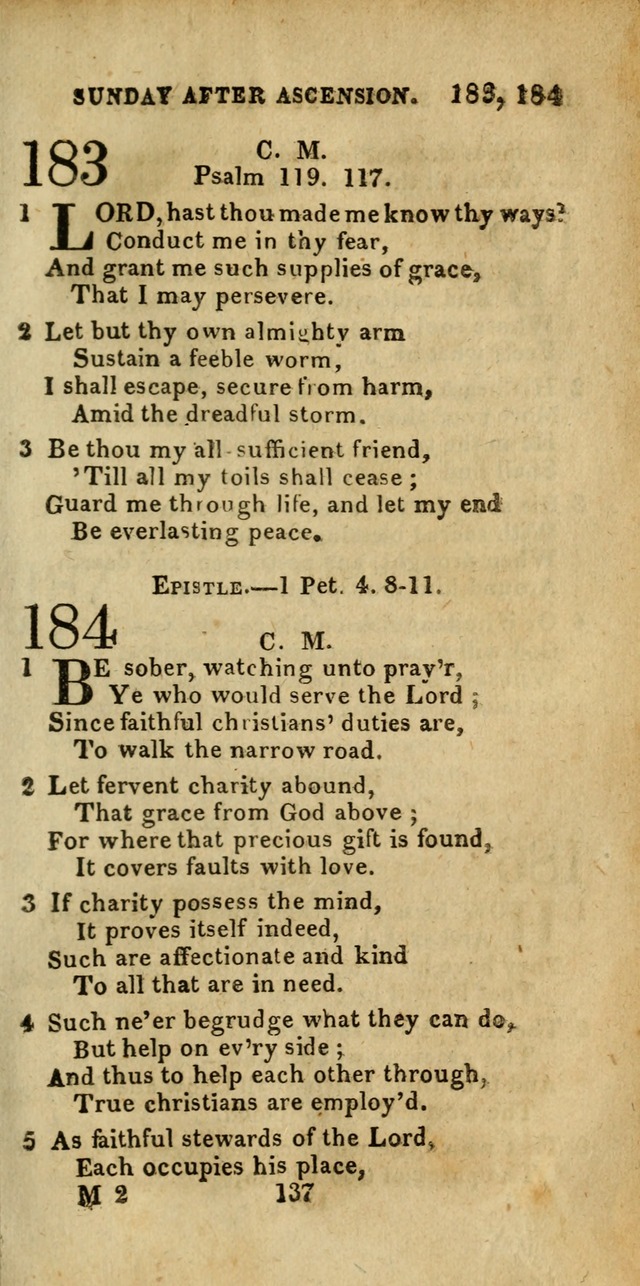 Church Hymn Book; consisting of hymns and psalms, original and selected. adapted to public worship and many other occasions. 2nd ed. page 135