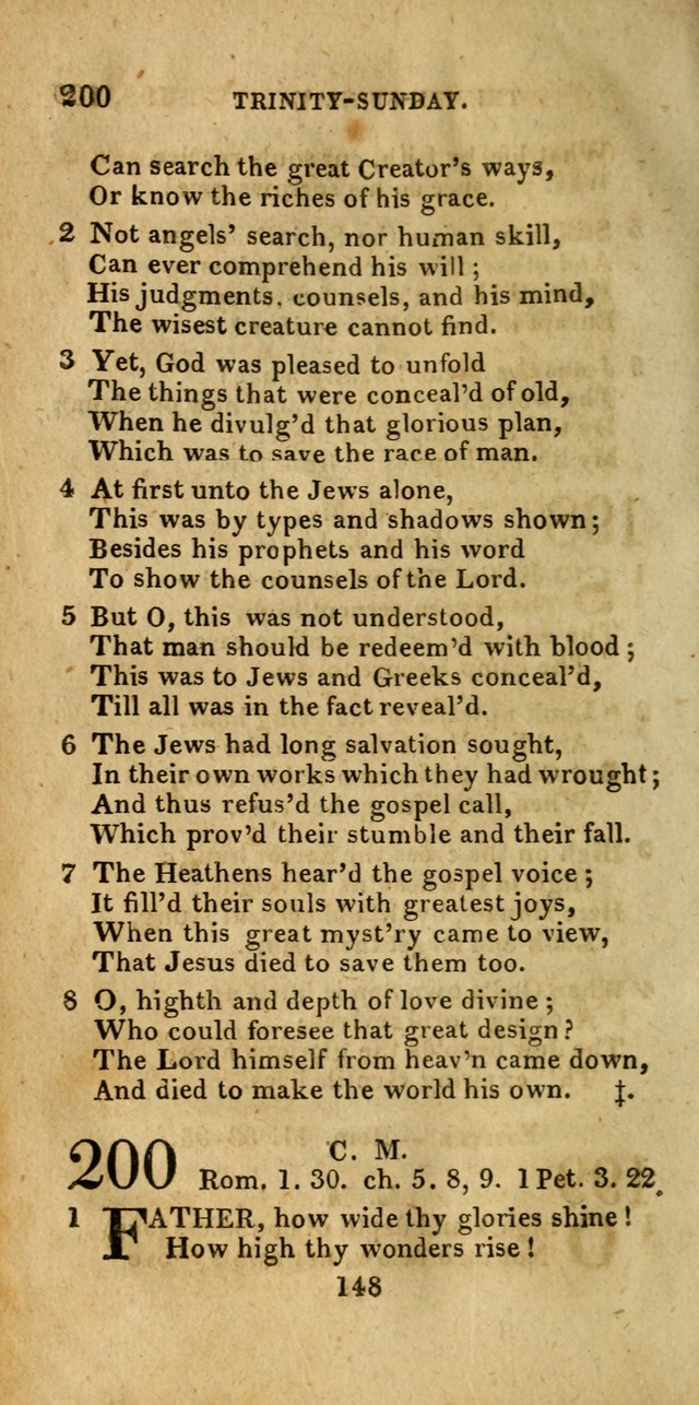 Church Hymn Book; consisting of hymns and psalms, original and selected. adapted to public worship and many other occasions. 2nd ed. page 146