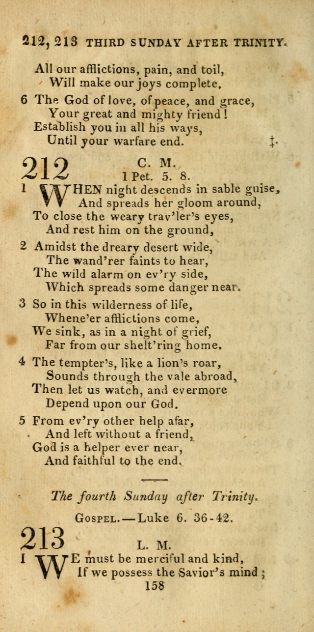 Church Hymn Book; consisting of hymns and psalms, original and selected. adapted to public worship and many other occasions. 2nd ed. page 156