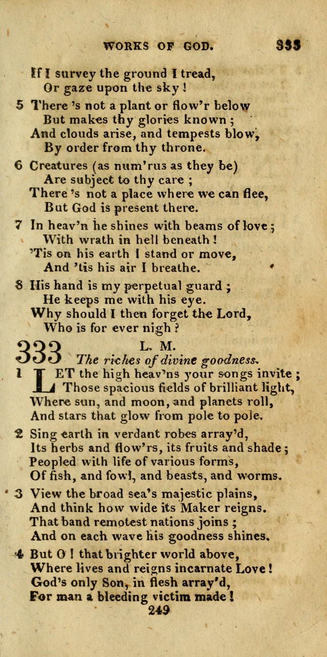 Church Hymn Book; consisting of hymns and psalms, original and selected. adapted to public worship and many other occasions. 2nd ed. page 247