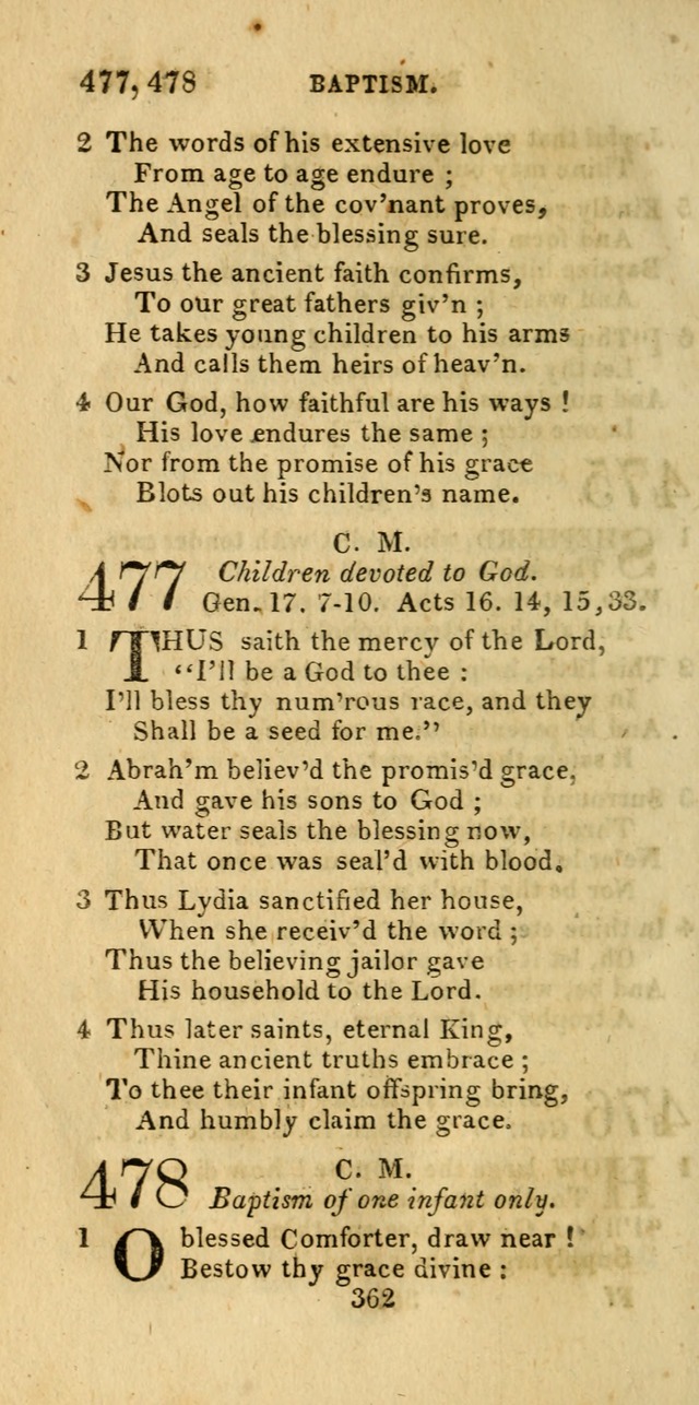 Church Hymn Book; consisting of hymns and psalms, original and selected. adapted to public worship and many other occasions. 2nd ed. page 360