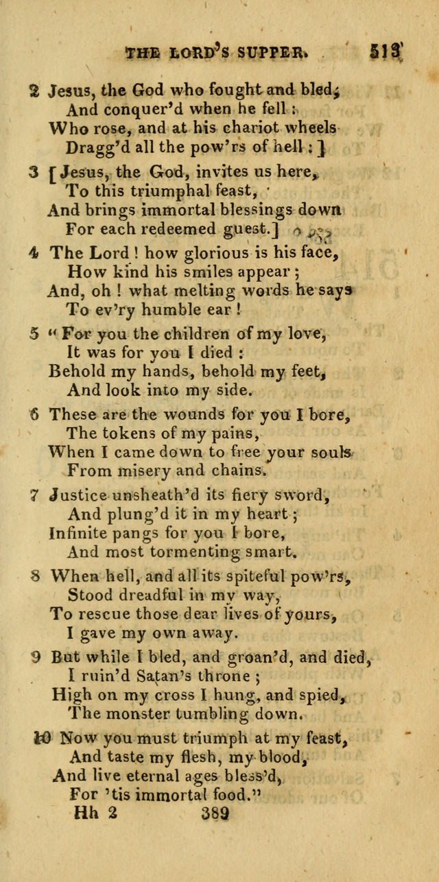 Church Hymn Book; consisting of hymns and psalms, original and selected. adapted to public worship and many other occasions. 2nd ed. page 387