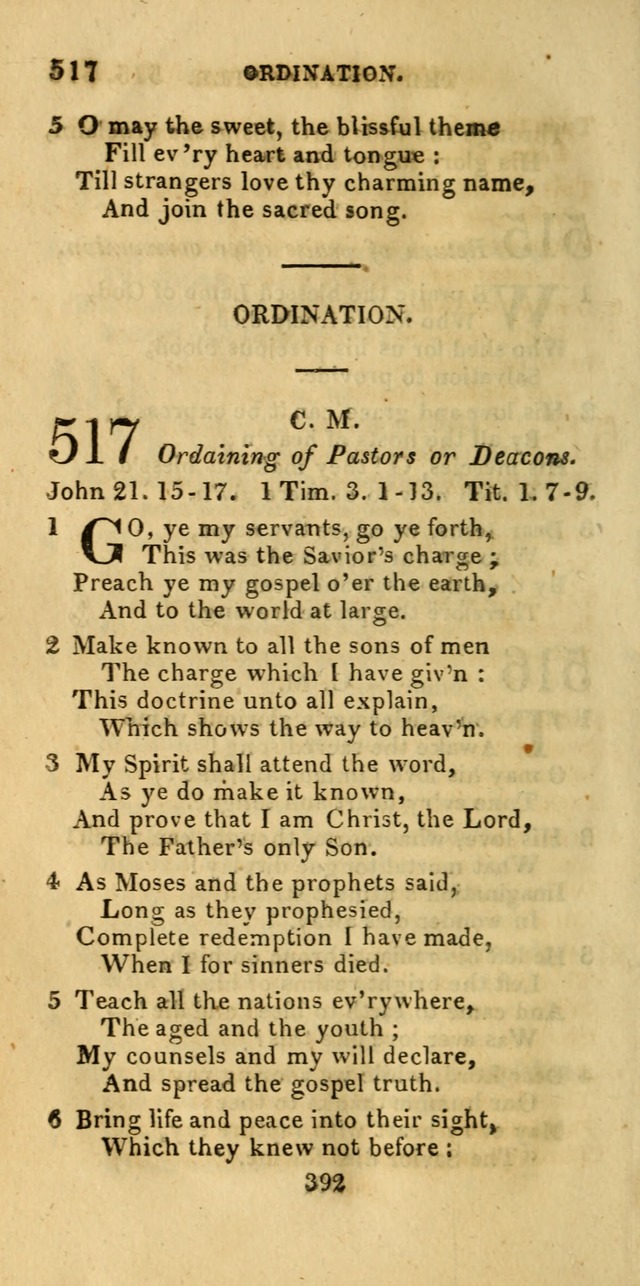 Church Hymn Book; consisting of hymns and psalms, original and selected. adapted to public worship and many other occasions. 2nd ed. page 390
