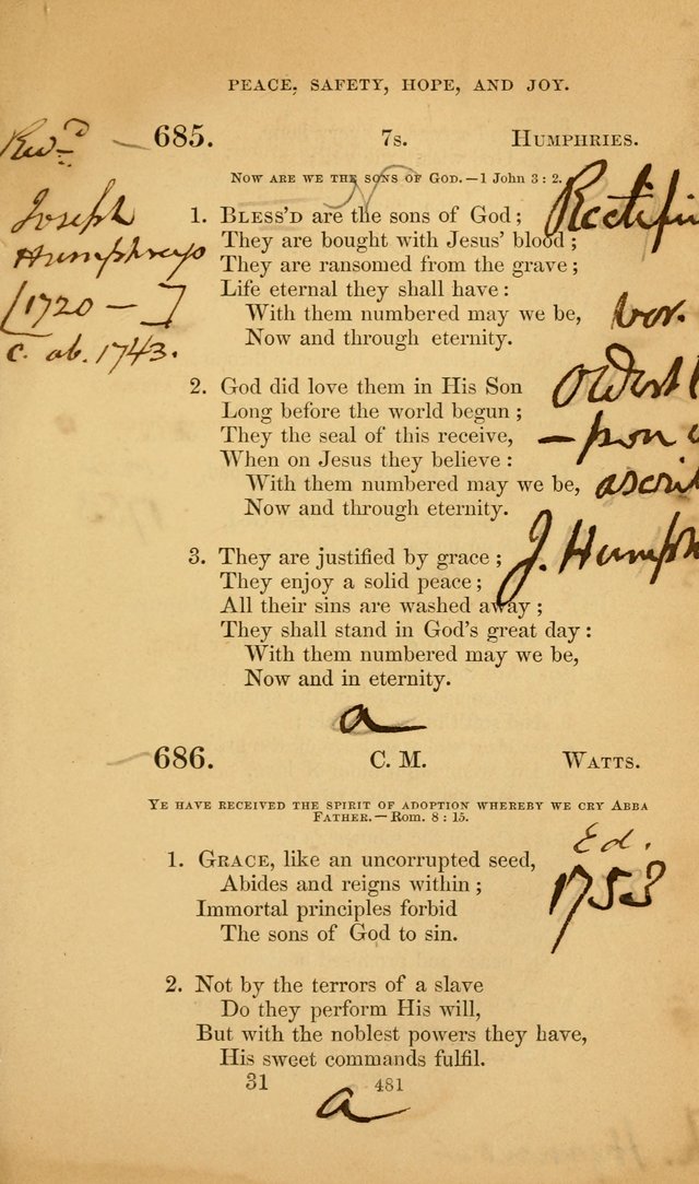 The Congregational Hymn Book: for the service of the sanctuary page 543