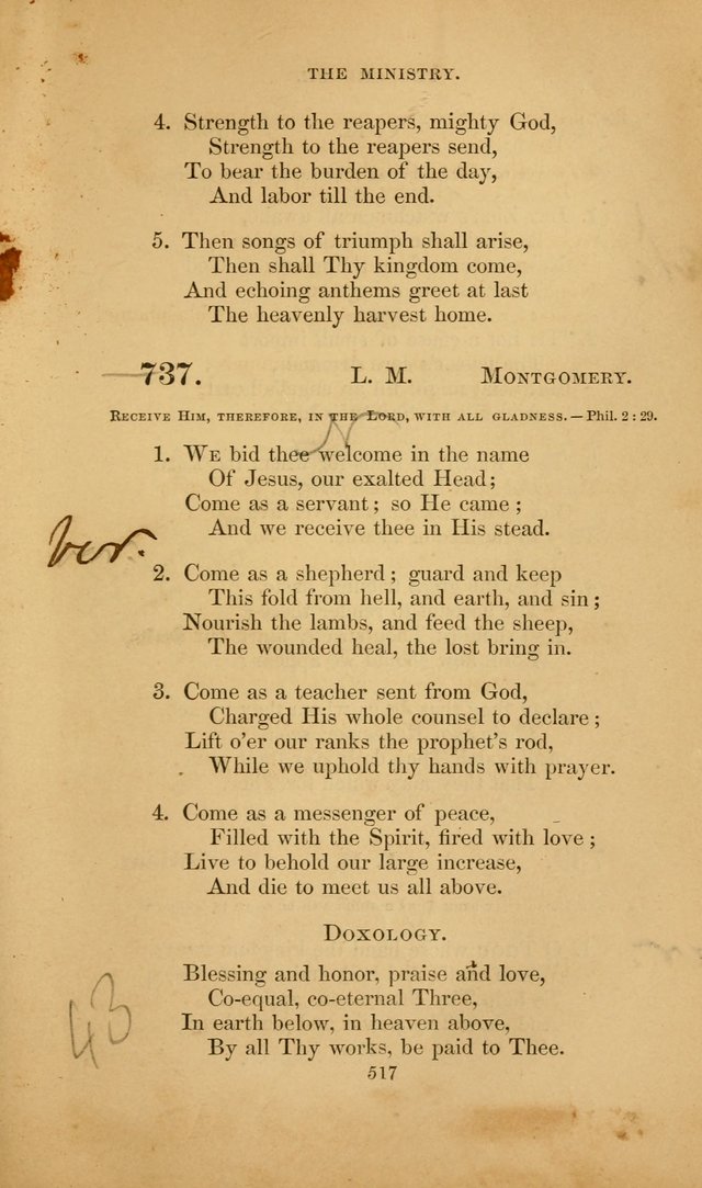 The Congregational Hymn Book: for the service of the sanctuary page 579