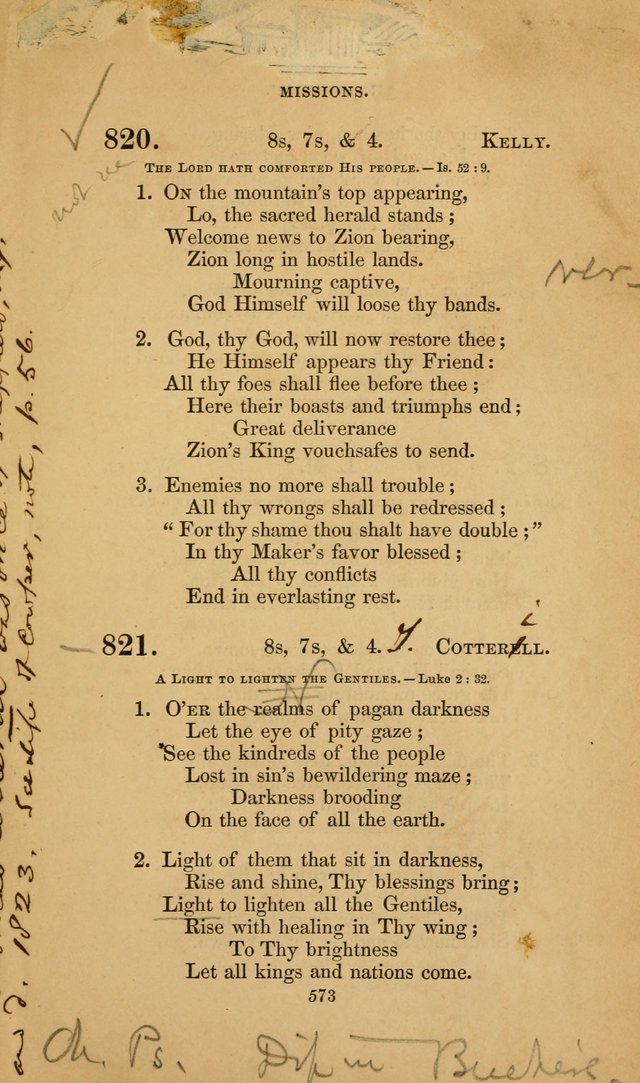 The Congregational Hymn Book: for the service of the sanctuary page 635