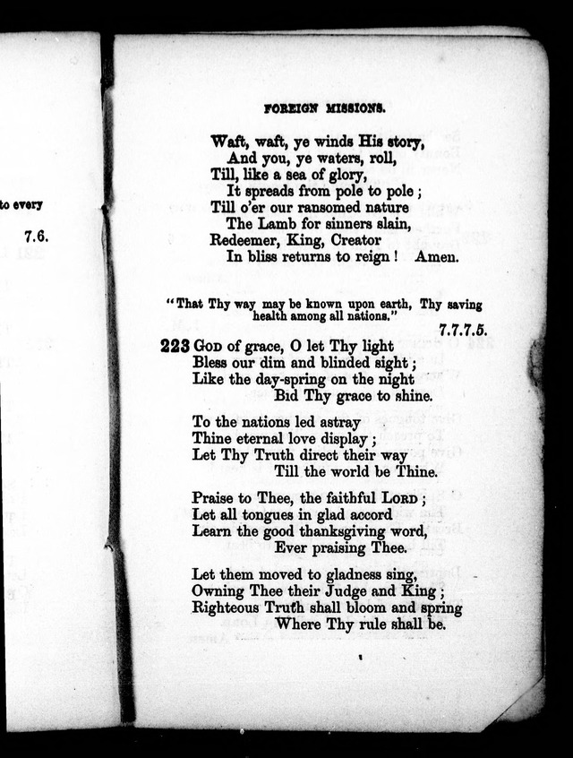 A Church Hymn Book: for the use of congregations of the United Church of England and Ireland page 220