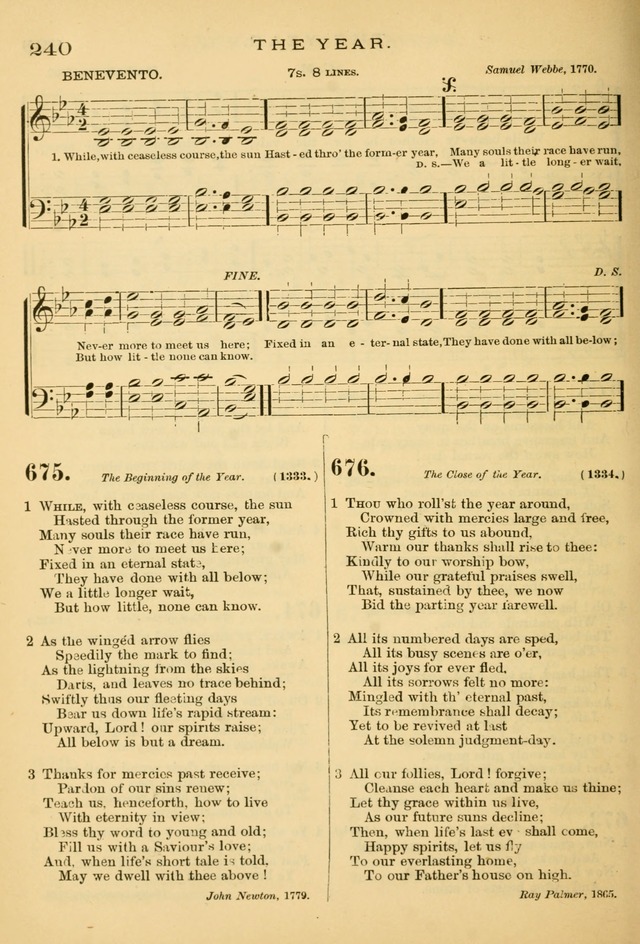The Chapel hymn book, with tunes: for the worship of God page 247