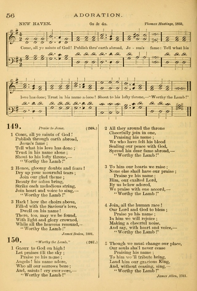 The Chapel hymn book, with tunes: for the worship of God page 63