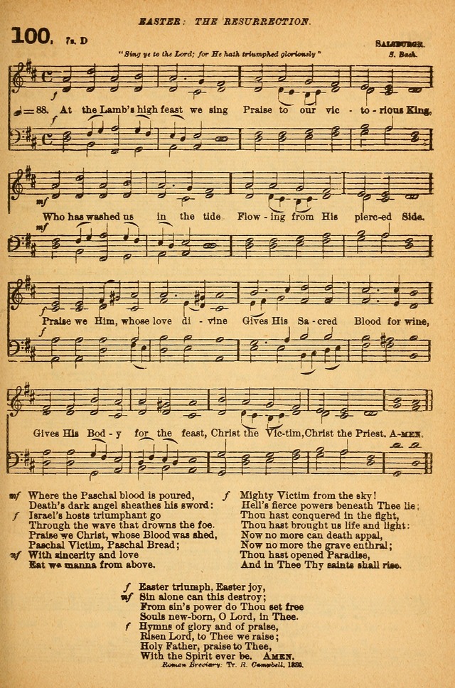 The Church Hymnal with Canticles page 100