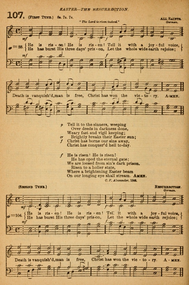 The Church Hymnal with Canticles page 107