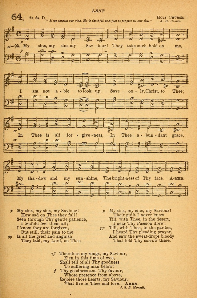 The Church Hymnal with Canticles page 70