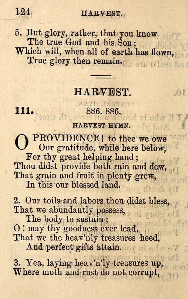A Collection of Hymns: designed for the use of the Church of Christ page 124