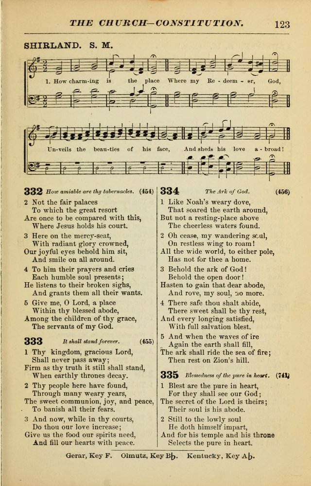 The Christian Hymnal: a choice collection of hymns and tunes for congregational and social worship page 123