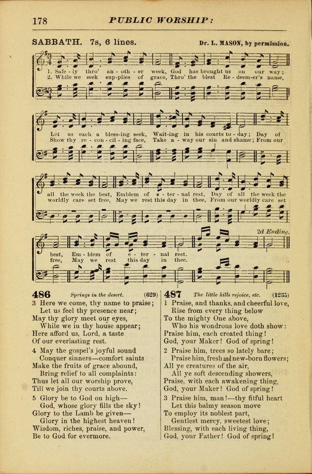 The Christian Hymnal: a choice collection of hymns and tunes for congregational and social worship page 178