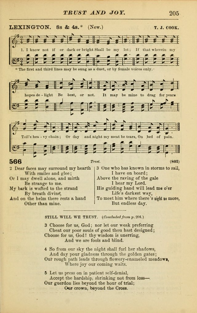 The Christian Hymnal: a choice collection of hymns and tunes for congregational and social worship page 205