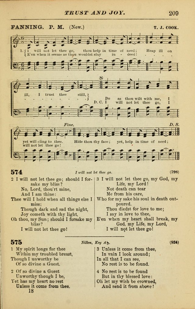 The Christian Hymnal: a choice collection of hymns and tunes for congregational and social worship page 209