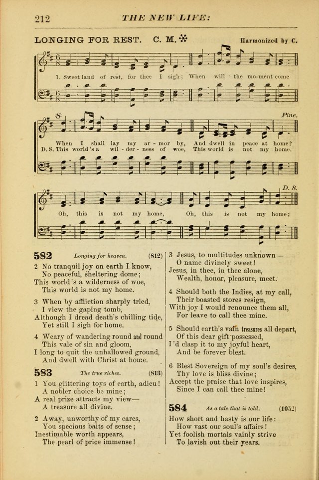 The Christian Hymnal: a choice collection of hymns and tunes for congregational and social worship page 212