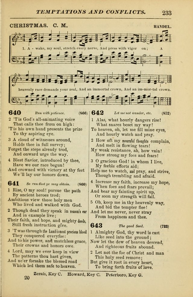 The Christian Hymnal: a choice collection of hymns and tunes for congregational and social worship page 233