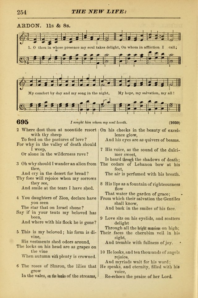 The Christian Hymnal: a choice collection of hymns and tunes for congregational and social worship page 254