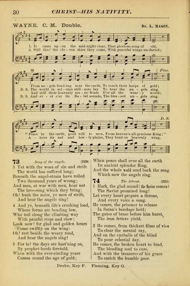 The Christian Hymnal: a choice collection of hymns and tunes for congregational and social worship page 30