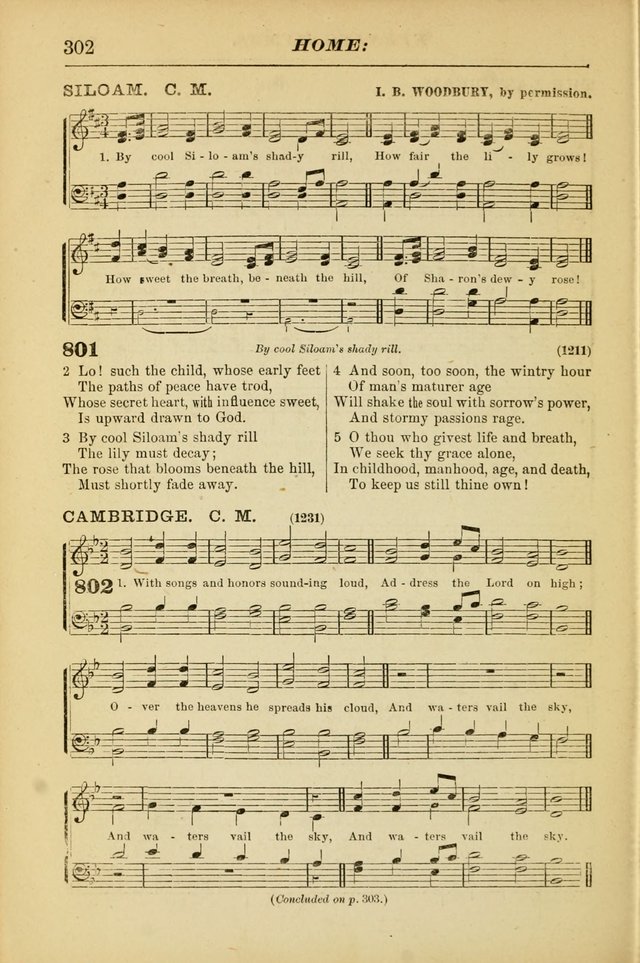 The Christian Hymnal: a choice collection of hymns and tunes for congregational and social worship page 302