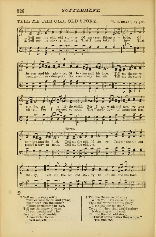 The Christian Hymnal: a choice collection of hymns and tunes for congregational and social worship page 326