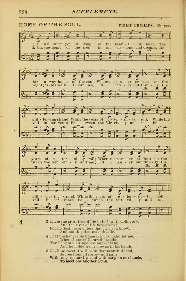 The Christian Hymnal: a choice collection of hymns and tunes for congregational and social worship page 328