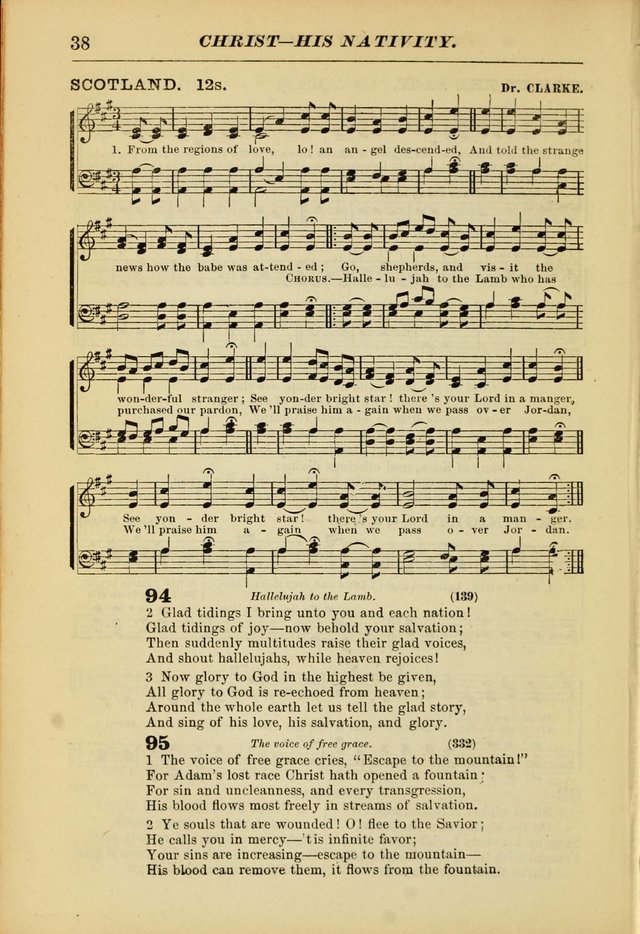 The Christian Hymnal: a choice collection of hymns and tunes for congregational and social worship page 38