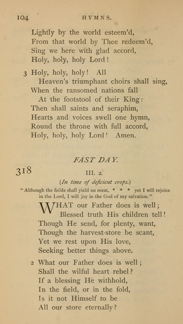 A Church hymnal: compiled from "Additional hymns," "Hymns ancient and modern," and "Hymns for church and home," as authorized by the House of Bishops page 111