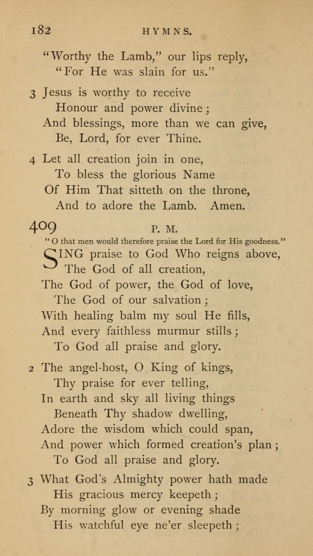 A Church hymnal: compiled from "Additional hymns," "Hymns ancient and modern," and "Hymns for church and home," as authorized by the House of Bishops page 189