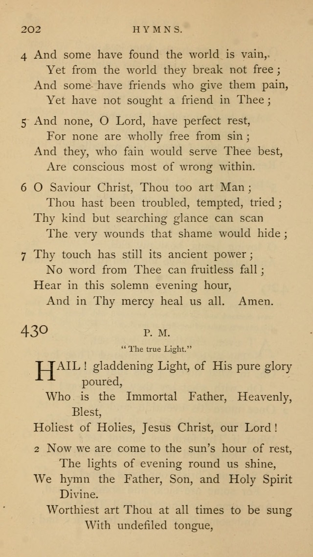 A Church hymnal: compiled from "Additional hymns," "Hymns ancient and modern," and "Hymns for church and home," as authorized by the House of Bishops page 209