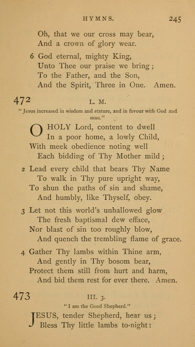 A Church hymnal: compiled from "Additional hymns," "Hymns ancient and modern," and "Hymns for church and home," as authorized by the House of Bishops page 252